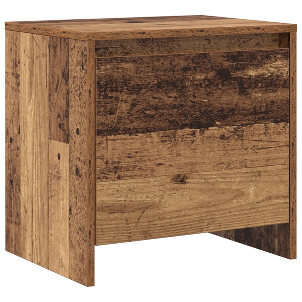 vidaXL Cabinet de chevet Vieux bois Bois d'ingénierie