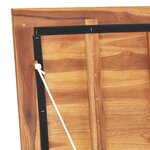 Vidaxl boîte de rangement de jardin 90x50x58 cm bois de teck solide