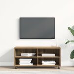 Meuble TV vidaXL en chêne artisan 90x35x35 cm en bois d'ingénierie