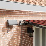 vidaXL Auvent Rétractable orange et marron 500 ×350 cm tissu