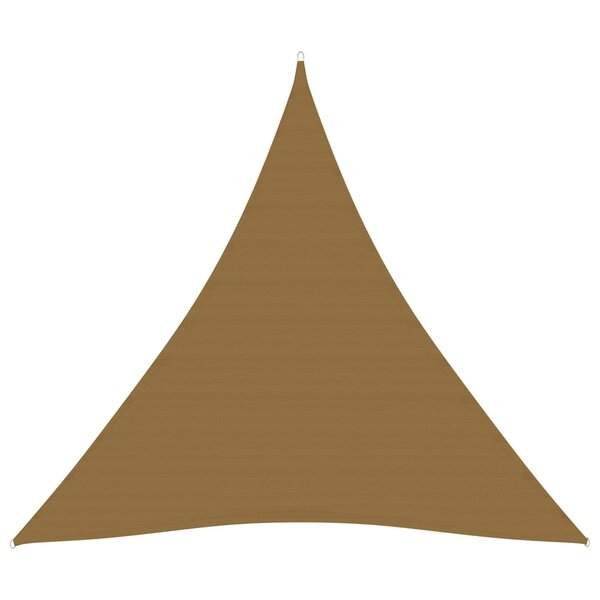 vidaXL Voile d'ombrage 160 g/m² Taupe 5x5x5 m PEHD