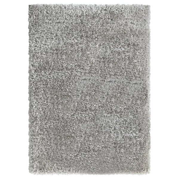 vidaXL Tapis shaggy à poils hauts Gris 120x170 cm 50 mm
