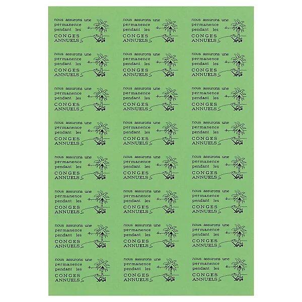 Étiquette adhésive permanente 105x148 5 mm (lot de 400)