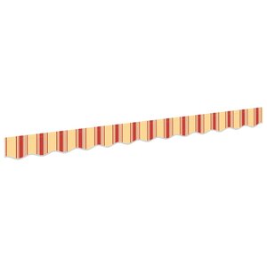vidaXL Bande de auvent Multicolore 2.3 x 0.2 m Toile