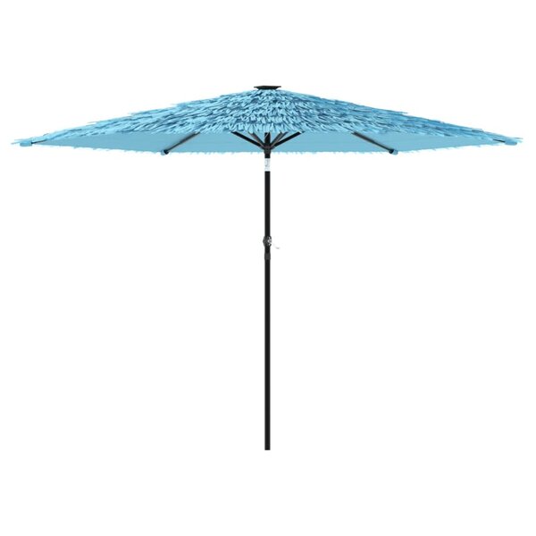 vidaXL Parasol de jardin avec mât en acier bleu 288x288x225 cm