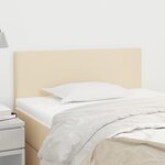 vidaXL Tête de lit Crème 80x5x78/88 cm Tissu