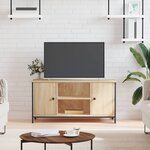 vidaXL Meuble TV Chêne sonoma 100x40x50 cm Bois d'ingénierie