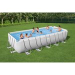 Piscine hors sol Power Steel 640 x 274 x 132 cm, filtre a cartouche, échel'e, bâche, diffuseur Chemconnect