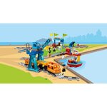 Lego 10875 duplo le train de marchandises  jeu avec son et lumiere  grue avec télécommande jouet pour enfant 2-5 ans