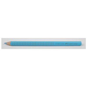 Crayon couleur JUMBO GRIP  triangulaire  bleu indianthrène FABER-CASTELL