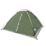 vidaXL Tente de camping à dôme 2 personne vert imperméable