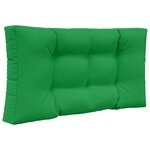 vidaXL Coussin de canapé d'extérieur 2 Pièces Vert Polyester