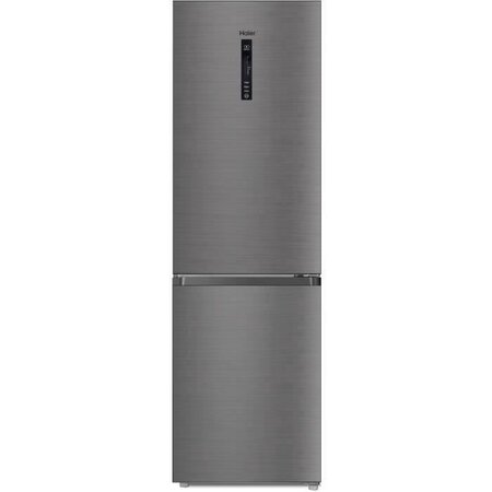 HAIER R2DF512DHJ - Réfrigérateur combiné - No Frost -  341L (233+ 108) - Froid ventilé - A+ - L59.5 x H190 cm - Silver