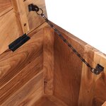 vidaXL Boîte de rangement Naturel 85 x 40 x 46 cm