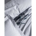 Parure de lit - housse de couette 220 x 240 + 2 taies d'oreiller 60 x 60 - Satiné coton - Gris