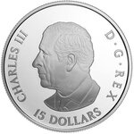Pièce de monnaie en Argent 15 Dollars g 23.17 Millésime 2025 Tall Ships THREE-MASTED SCHOONER