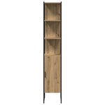 vidaXL Ensemble de mobilier de salle de bain avec étagère 3 Pièces Marron