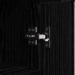 vidaXL Buffet Chêne noir 69 5 x 34 x 90 cm Bois d'ingénierie