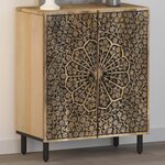 vidaXL Armoire latérale 60x33x75 cm bois massif de manguier