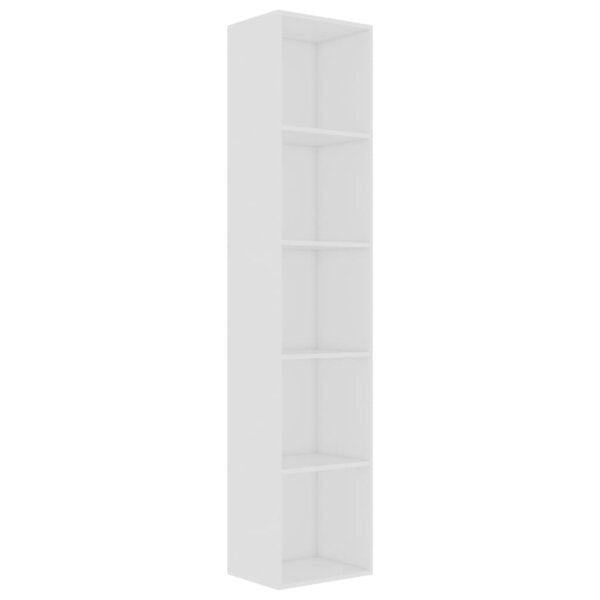 vidaXL Bibliothèque Blanc 40x30x189 cm Bois d’ingénierie