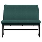 Banc banquette vert foncé 100 x 75 x 76 cm tissu 02_0010563