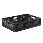 Pack and Move - Bac Rangement Pliable - Charge 15 kg - 40 x 60 x 15 cm - Stockage  Outillage - Rangement Facile - Robuste - 31L