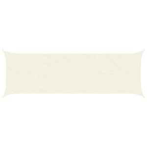 vidaXL Voile d'ombre Crème 6 x 2 m 100 polyester Oxford