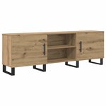 vidaXL Meuble TV Chêne artisanal 150 x 30 x 50 cm Bois d'ingénierie