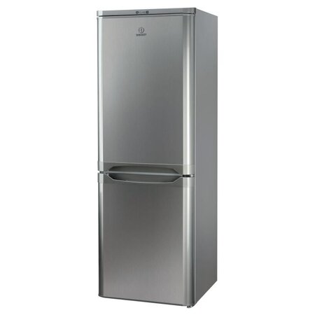 Indesit ncaa 55 nx - réfrigérateur congélateur bas - 217l (150+67) - froid statique - a+ - l 55cm x h 157cm - inox