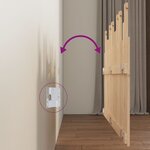 vidaXL Tête de lit murale 146 5x3x80 cm Bois massif de pin