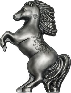 Monnaie WILD HORSE Lunar Year 1 Oz Argent 1000 Togrog Mongolia 2026 (PRÉCOMMANDE)