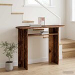 vidaXL Table console Bois ancien 100 x 39 5 x 75 cm Bois d'ingénierie