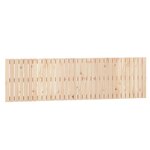 vidaXL Tête de lit murale 204x3x60 cm Bois massif de pin