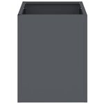 vidaXL Cache-pot de jardin Anthracite Acier laminé à froid