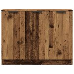 vidaXL Buffet vieux bois 90 5x30x70 cm bois d'ingénierie