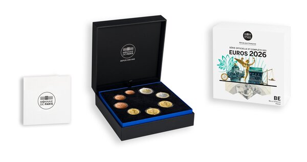 Série Belle Épreuve 2026 - 8 coupures françaises en qualité BE