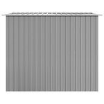 vidaXL Abri de stockage pour jardin métal gris 257x205x178 cm