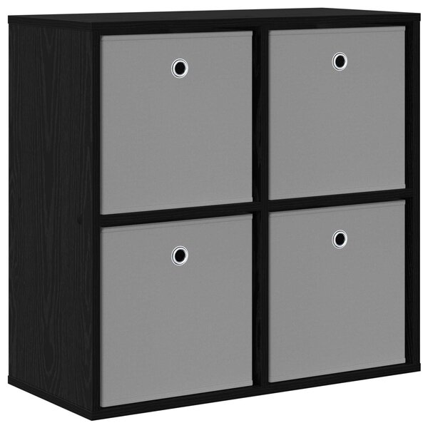 vidaXL Buffet Chêne noir 68 5 x 32 x 67 cm