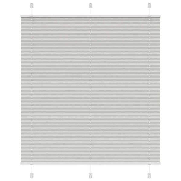vidaXL Store plissé gris clair 115x150cm largeur du tissu 114 4cm