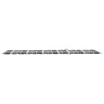 vidaXL Chaise longue de jardin avec table et coussin Pin imprégné