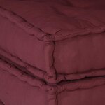 vidaXL Unité de canapé modulaire 4 Pièces Marron Tissu