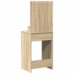 vidaXL Table de Toilette avec tiroir Chêne Sonoma 50 x 41 x 135 cm