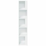 vidaXL Armoire d'angle Blanc 33x33x164 5 cm Bois d'ingénierie