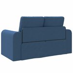 vidaXL Canapé-Lit 60cm Bleu tissu