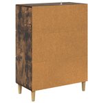 vidaXL Armoire à tiroirs Chêne fumé 66 x 34 5 x 90 cm