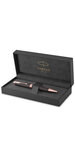 PARKER Premier Stylo-bille marron, pointe moyenne et recharge d'encre noire