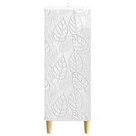 vidaXL Buffet Blanc brillant 33 x 34 5 x 90 cm Bois d'ingénierie