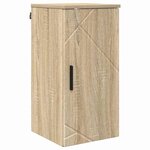 vidaXL Ensemble de mobilier de salle de bain 5 Pièces Chêne Sonoma