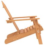 vidaXL Chaises Adirondack de jardin lot de 2 Bois massif d'acacia