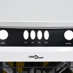 vidaXL Refroidisseur d’air mobile 3en1 Blanc et noir 73x38x30 5cm 80 W